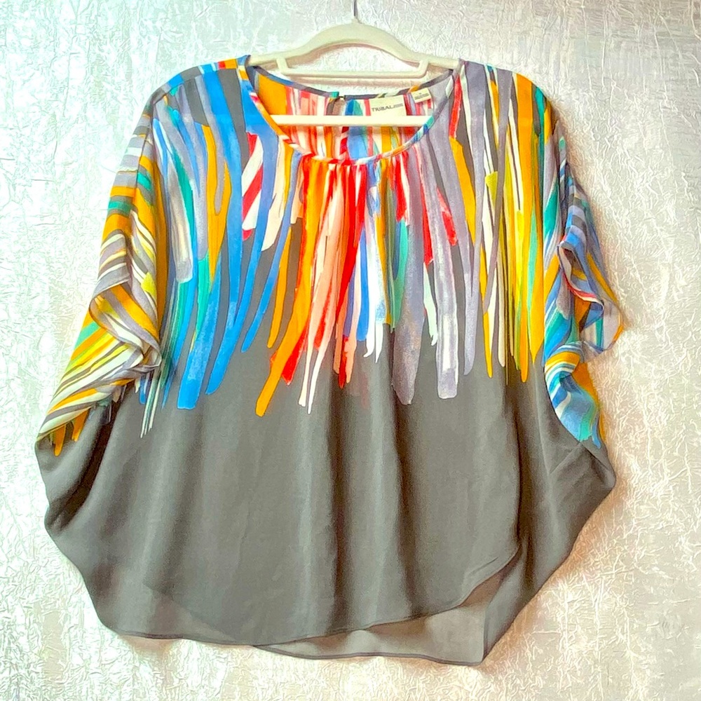 Tribal Jeans vintage batwing blouse size medium.